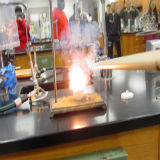 burn gun powder